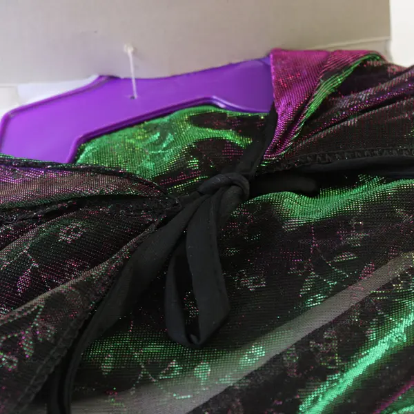 Rubies Costume Co Hooded Shimmer Cape Iridescent Flower One Size Adults