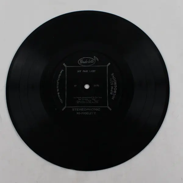 Ira Wright and His Orchestra " My Fair Lady"  10"  Rando-lette 97 Vinyl Record