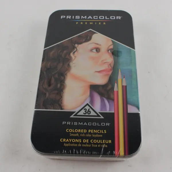 Prismacolor Premier Colored Pencils 36ct Set - Artist Grade Tin Gray