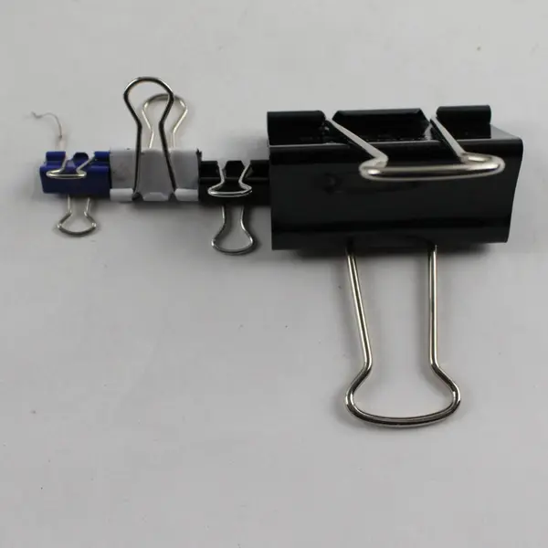 2 lb Lot Assorted Binder Clips Micro Small Medium Large