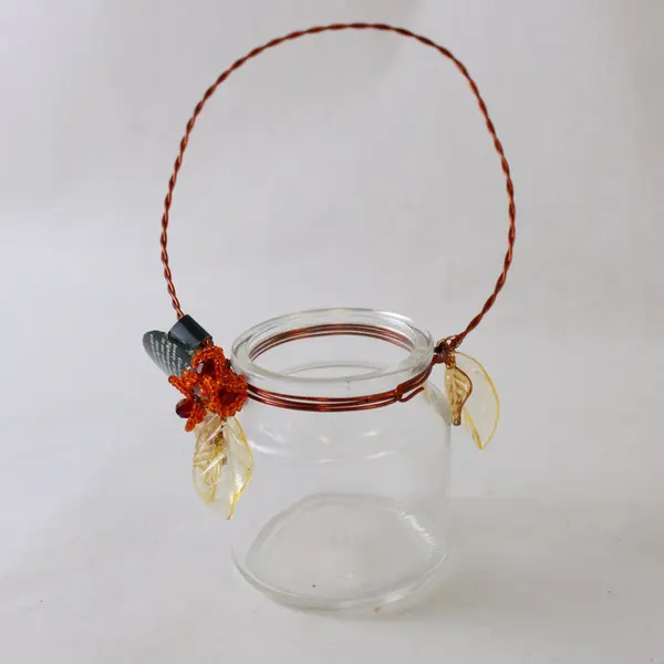 Sullivans Set of 2 Fall Glass Tealight Candle Holders OR2661