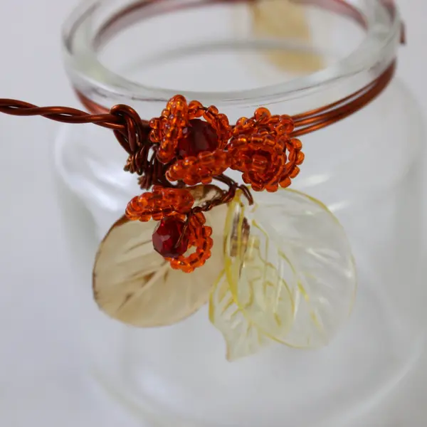 Sullivans Set of 2 Fall Glass Tealight Candle Holders OR2661