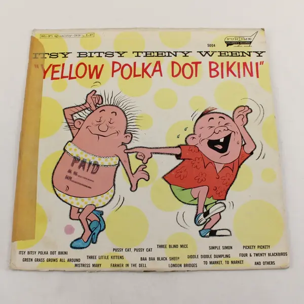 Itsy Bitsy Teeny Weeny Yellow Polka Dot Bikini 12" Vinyl Record