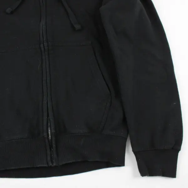 U.S. Polo Assn. Hoodie Men's M Black Fleece Lined Logo Drawstring Full Zip