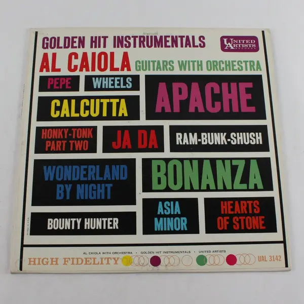 Al Caiola Golden Hit Instrumentals 12"Vinyl  Record 