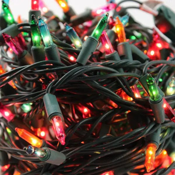 Lot of 4 Multicolor Incandescent Christmas Lights 30 ft Each TESTED