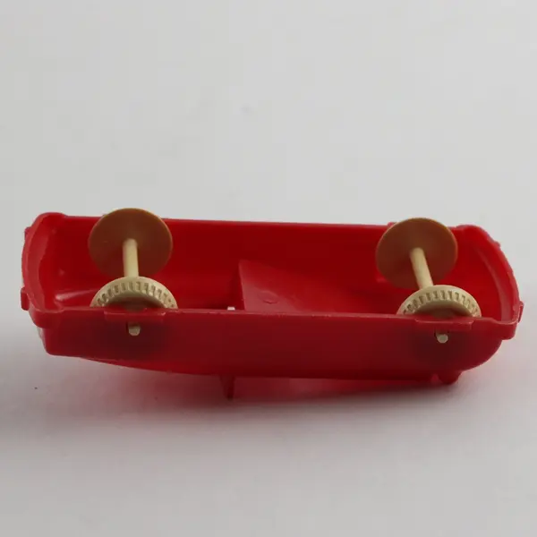 Vintage Hasbro Police Dept Toy Car Red 4"