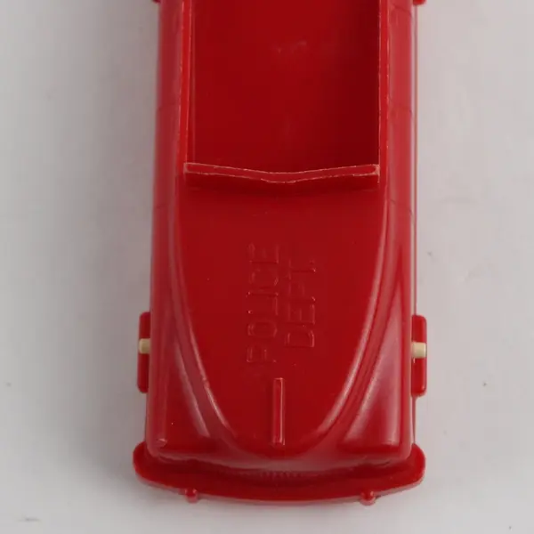 Vintage Hasbro Police Dept Toy Car Red 4"