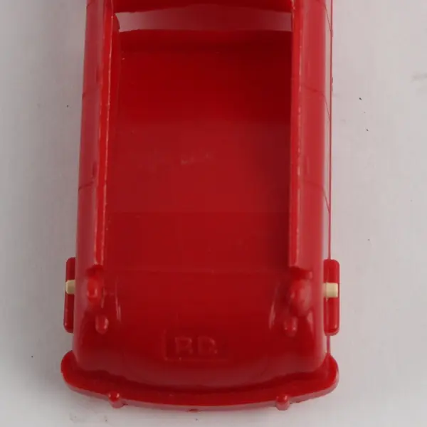 Vintage Hasbro Police Dept Toy Car Red 4"
