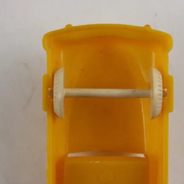 Vintage Yellow 4in Police Dept Toy Car