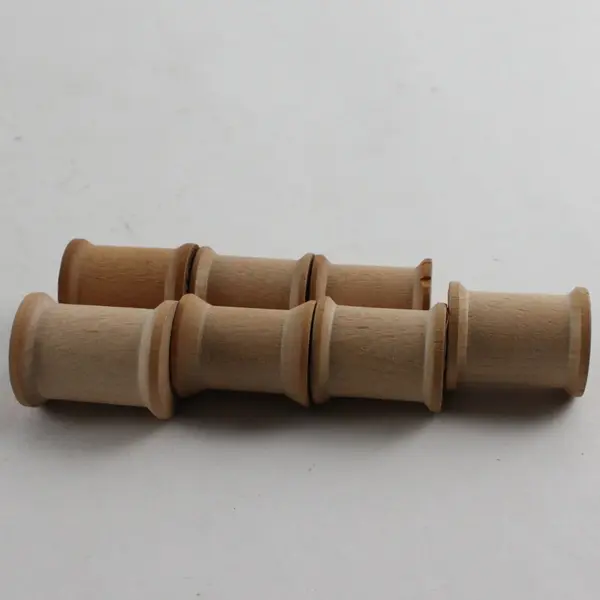 Lot of 7 Small Vintage Wooden Spools DIY Craft Projects