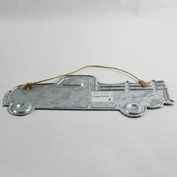 ARTISTRY Ladies' Clothes Aluminum Truck Sign 11.5in
