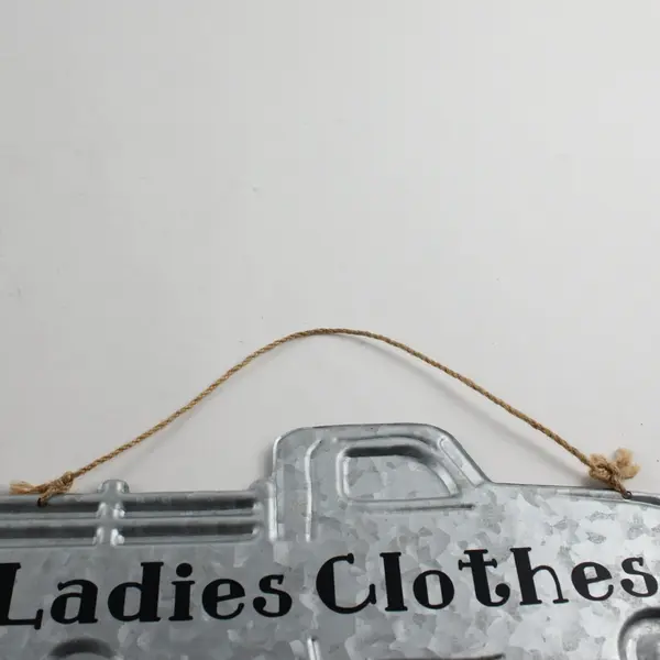 ARTISTRY Ladies' Clothes Aluminum Truck Sign 11.5in
