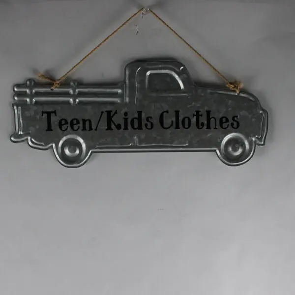 Teen/Kids Clothes Aluminum Truck Sign 11.5"