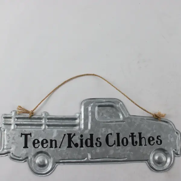 Teen/Kids Clothes Aluminum Truck Sign 11.5"