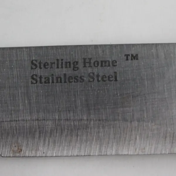 Lot of 2 Sterling Home Steak Knife & Meat Serving Fork Stainless Steel