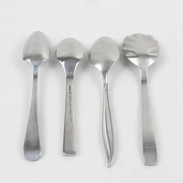 Mixed Lot 4 Stainless Steel Spoons Mixed Brands Sugar Grapefruit Teaspoon