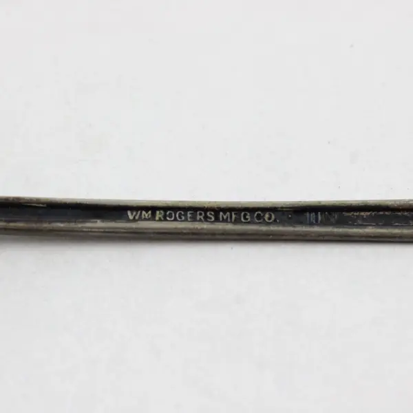 Wm Rogers Mfg Co Louisiane Silverplate Iced Tea Spoon 7.5in