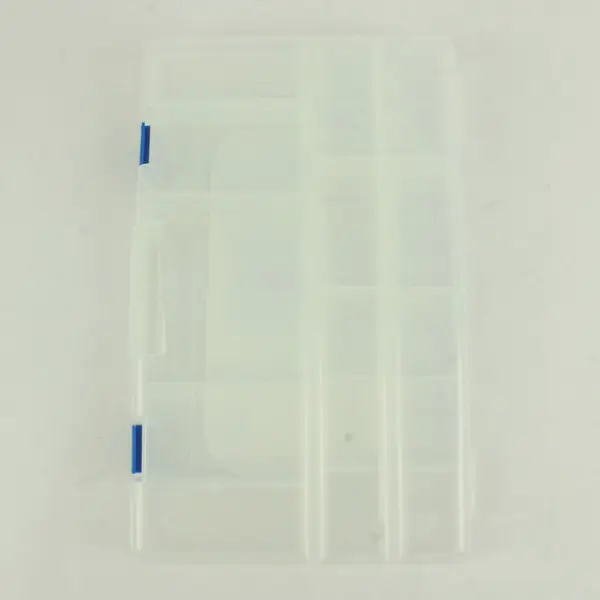 Hillman 592757 14in View-Thru Storage Organizer Container Clear