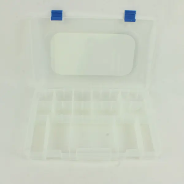 Hillman 592757 14in View-Thru Storage Organizer Container Clear