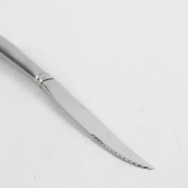 Lot Of 2 Towle Silver TWS47 Pattern Stainless Pistol Handle Steak Knives 9"