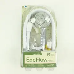 Waterpik EcoFlow 6-Spray Hand Shower Head EFN-651N 5 Ft Hose