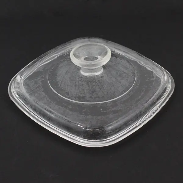 Vtg Pyrex A7C Replacement Glass Lid for Square 1 or 1.5 Quart Casserole Dish 