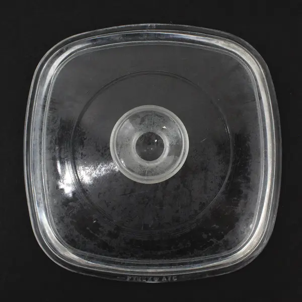 Vtg Pyrex A7C Replacement Glass Lid for Square 1 or 1.5 Quart Casserole Dish 