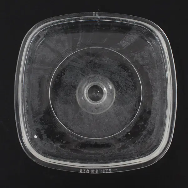 Vtg Pyrex A7C Replacement Glass Lid for Square 1 or 1.5 Quart Casserole Dish 