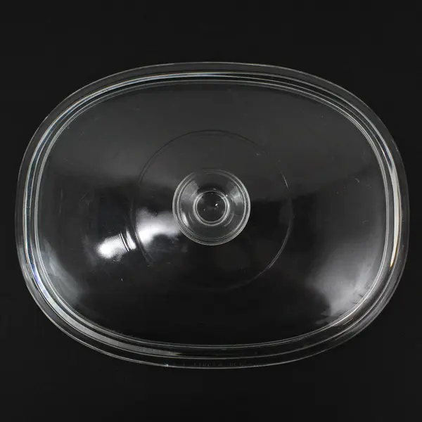 Pyrex DC 1 1/2 C  Clear Glass Oval Replacement Lid 