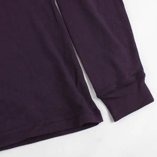 Dressbarn Plum Purple Long-Sleeved Cotton Turtleneck Women's Medium
