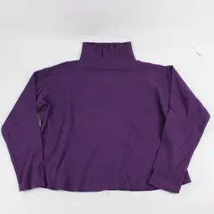 Merona Plum Purple Cropped Turtleneck Women's Large