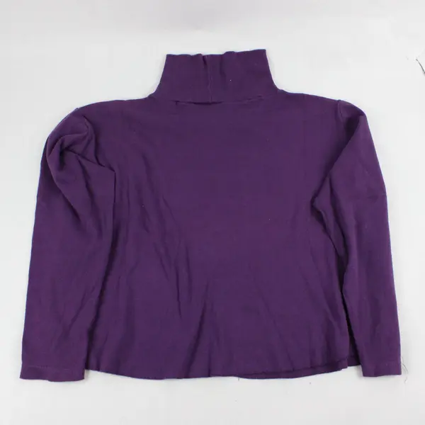 Merona Plum Purple Cropped Turtleneck Women's Large