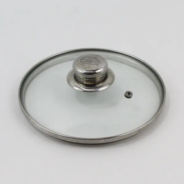 Round Revere Ware 7.5" Glass Replacement Lid W/ Steam Vent For 7" Pan