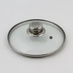 Round Revere Ware 7.5" Glass Replacement Lid W/ Steam Vent For 7" Pan