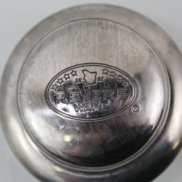Round Revere Ware 7.5" Glass Replacement Lid W/ Steam Vent For 7" Pan