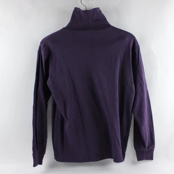 Katherine Bishop Plum Purple Long-Sleeved Turtleneck Women's Medium