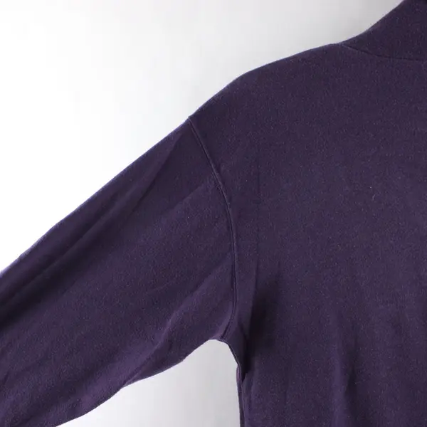 Katherine Bishop Plum Purple Long-Sleeved Turtleneck Women's Medium