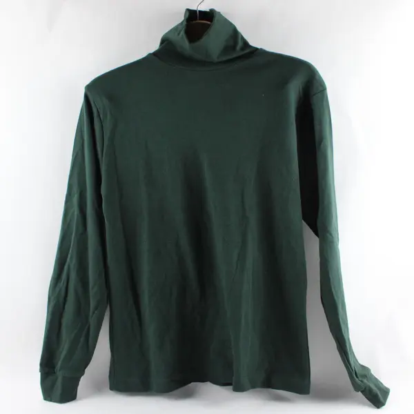 Honors Forest Green Long-Sleeved Turtleneck Top Women's Medium