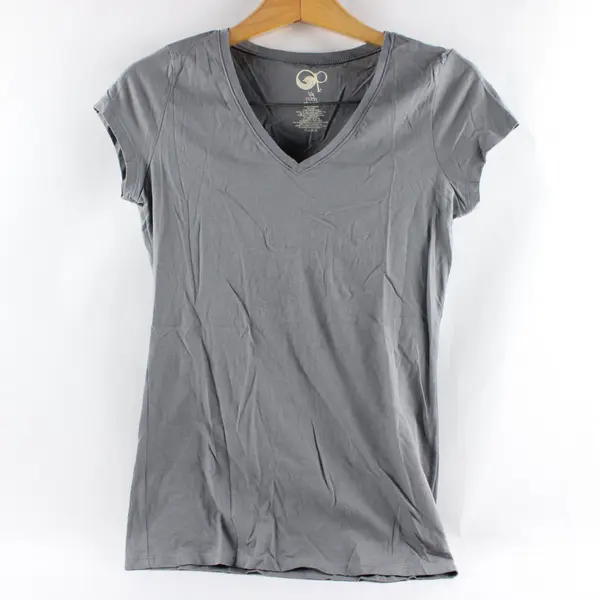 Ocean Pacific Gray V-Neck T-Shirt Girls' Large 11/13