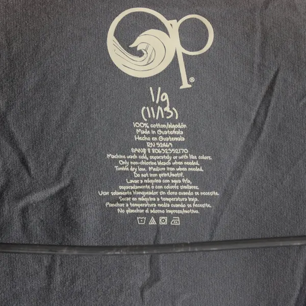 Ocean Pacific Gray V-Neck T-Shirt Girls' Large 11/13