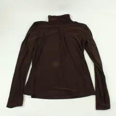 Susan Lawrence Dark Brown Turtleneck Women's Medium
