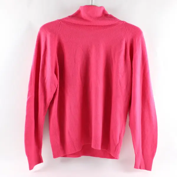 Vintage Designers Originals Hot Pink Women's Turtleneck Sweater M/L 38
