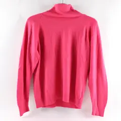 Vintage Designers Originals Hot Pink Women's Turtleneck Sweater M/L 38