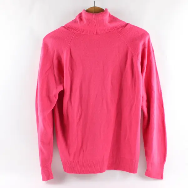 Vintage Designers Originals Hot Pink Women's Turtleneck Sweater M/L 38