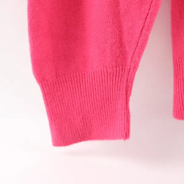 Vintage Designers Originals Hot Pink Women's Turtleneck Sweater M/L 38