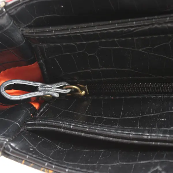Bueno Tote Bag - Black & African Safari Tropical Motifs - Shoulder Bag