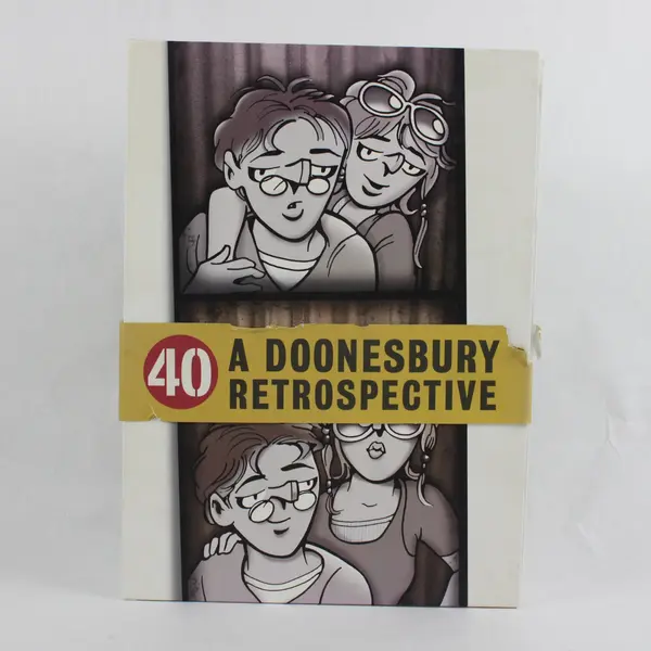 40: A Doonesbury Retrospective Garry Trudeau 2010 HC W/Cardboard Sleeve 1st Ed