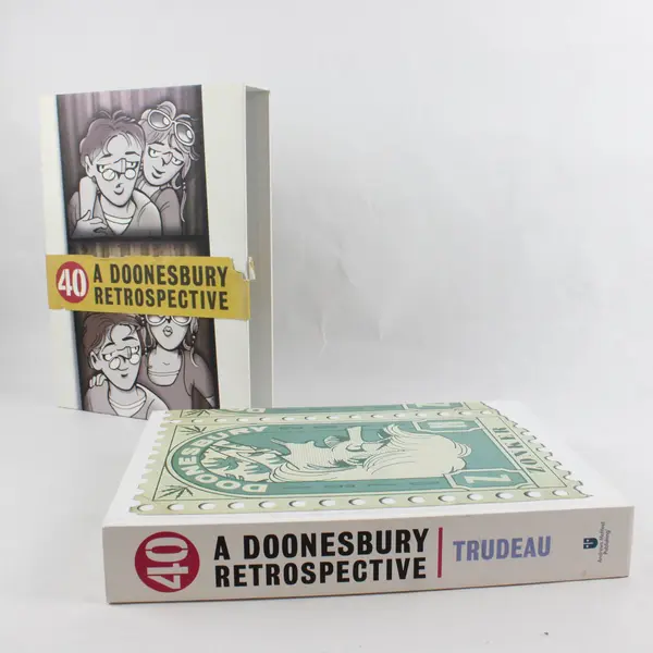 40: A Doonesbury Retrospective Garry Trudeau 2010 HC W/Cardboard Sleeve 1st Ed