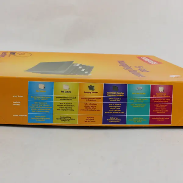 Staples 21 Green Letter 5-Tab Hanging File Folders w/Name Tags Inserts 116764